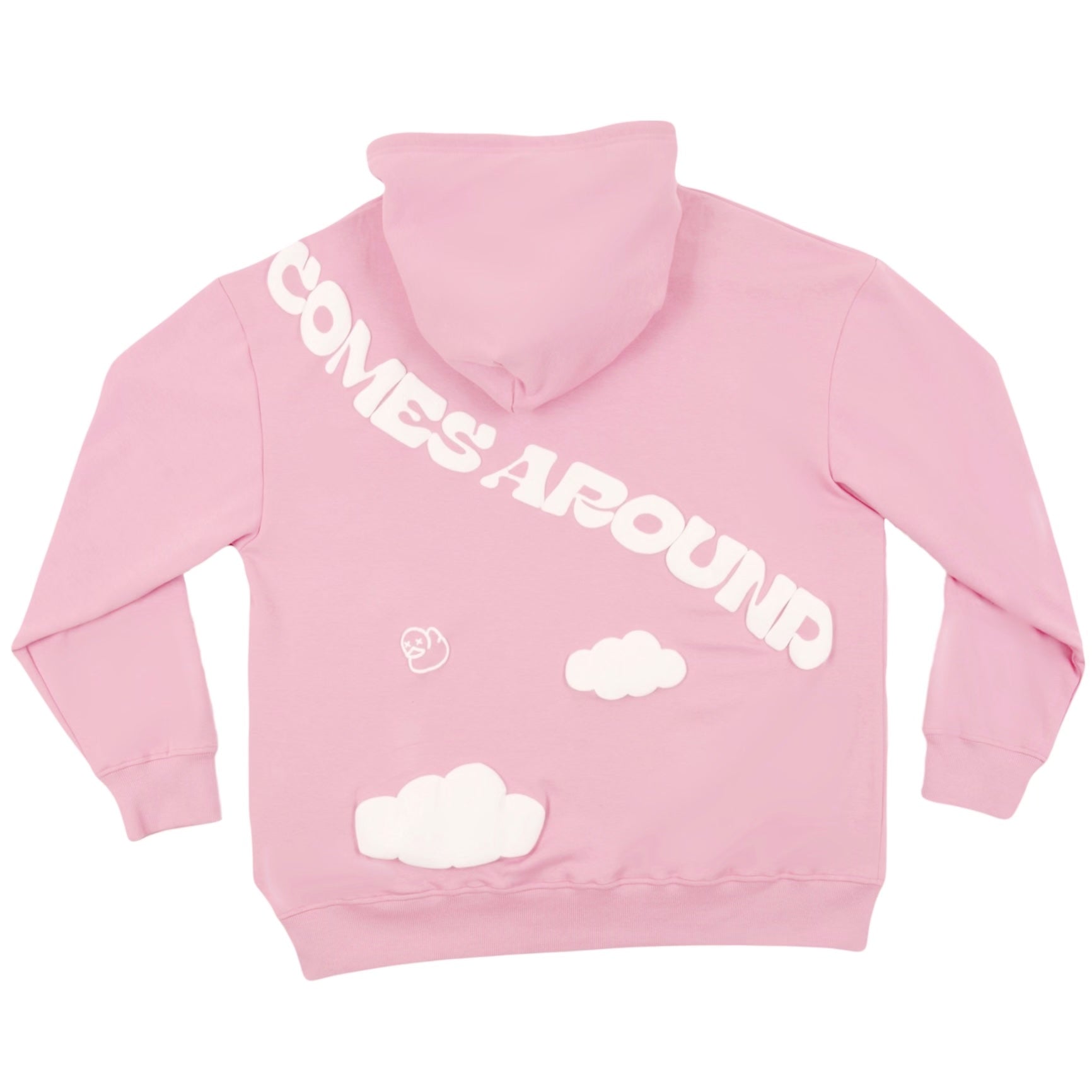 What Goes Around Deluxe Hoodie Pink DUMBCLUB