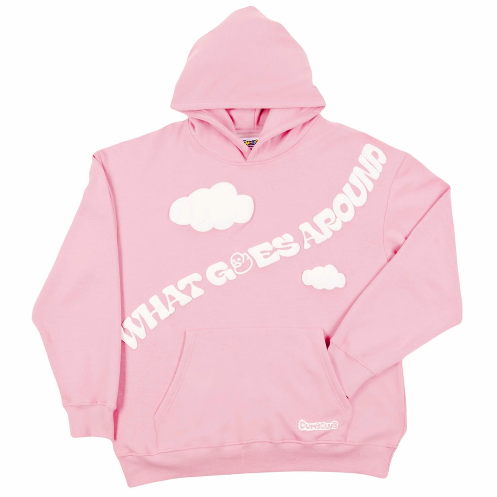 What Goes Around Deluxe Hoodie Pink